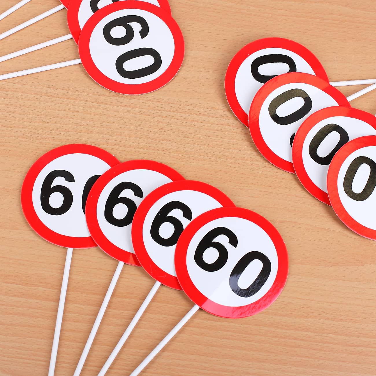 Mini Dekoschilder zum 60. Geburtstag