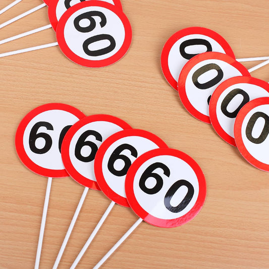 Mini Dekoschilder zum 60. Geburtstag