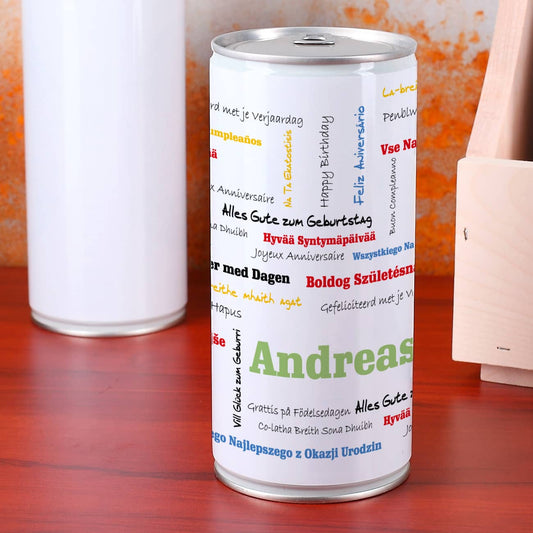 Bierdose zum Geburtstag mit Namen
