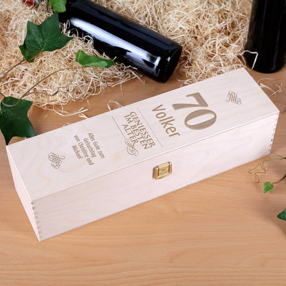 Weinverpackung für Geniesser im besten Alter