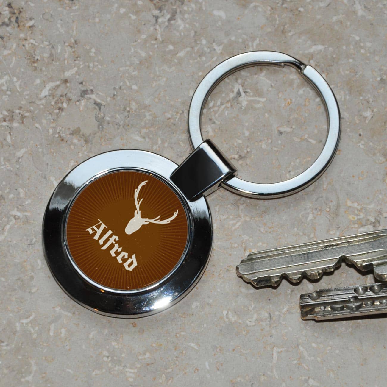 persönlicher Schlüsselanhänger für Jäger