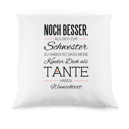 Kissen bedruckt mit Wunschtext