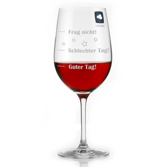 Stimmungsglas, guter Tag, schlechter Tag, Frag nicht!