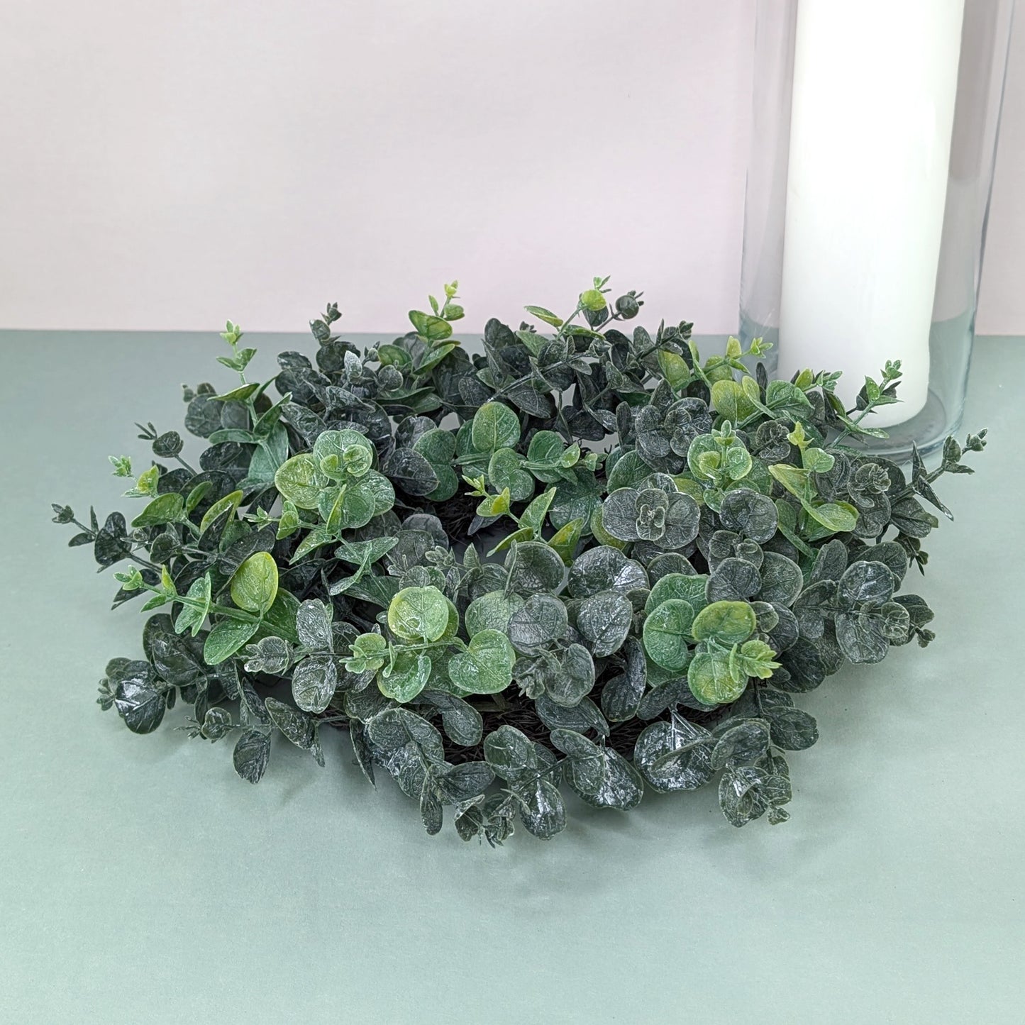 Seitenansicht des Kranzes mit sichtbarer Höhe und Dichte