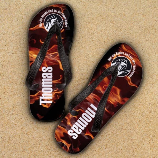 Badesandalen für Feuerwehr - Männer und Frauen