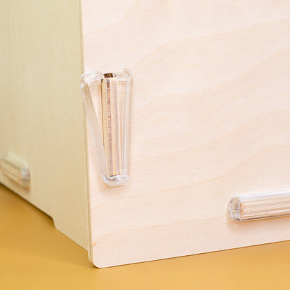 clipfritz® Verbindungsklammern aus transparentem Polycarbonat im Detail