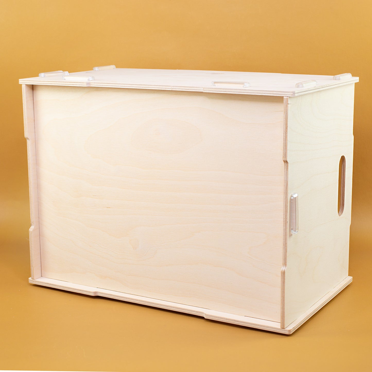 Detailansicht Boden der personalisierbaren MDF-Aufbewahrungsbox