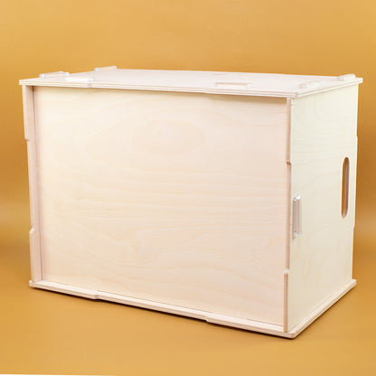 Detailansicht Boden der personalisierbaren MDF-Aufbewahrungsbox