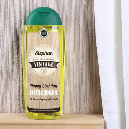 Duschgel nicht alt sondern vintage