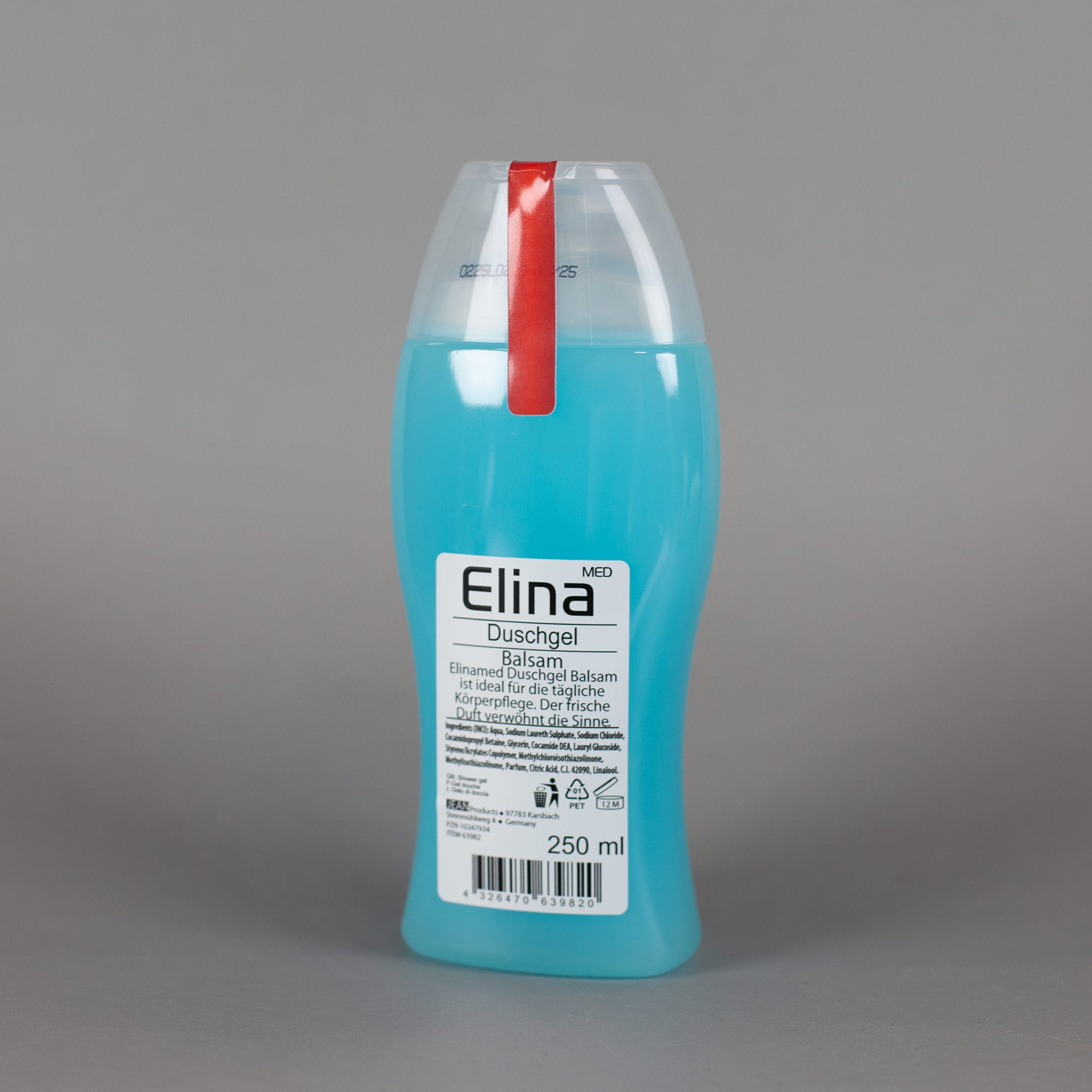 Rückseite der Tube Duschgel „Gelenkschmiere“ in der Variante Balsam