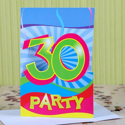 Einladungskarten zum 30. Geburtstag