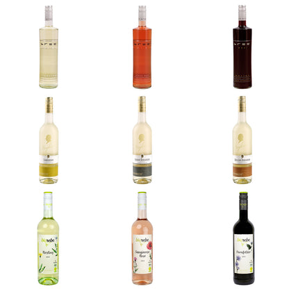 Verschiedene Weine nach Wunsch