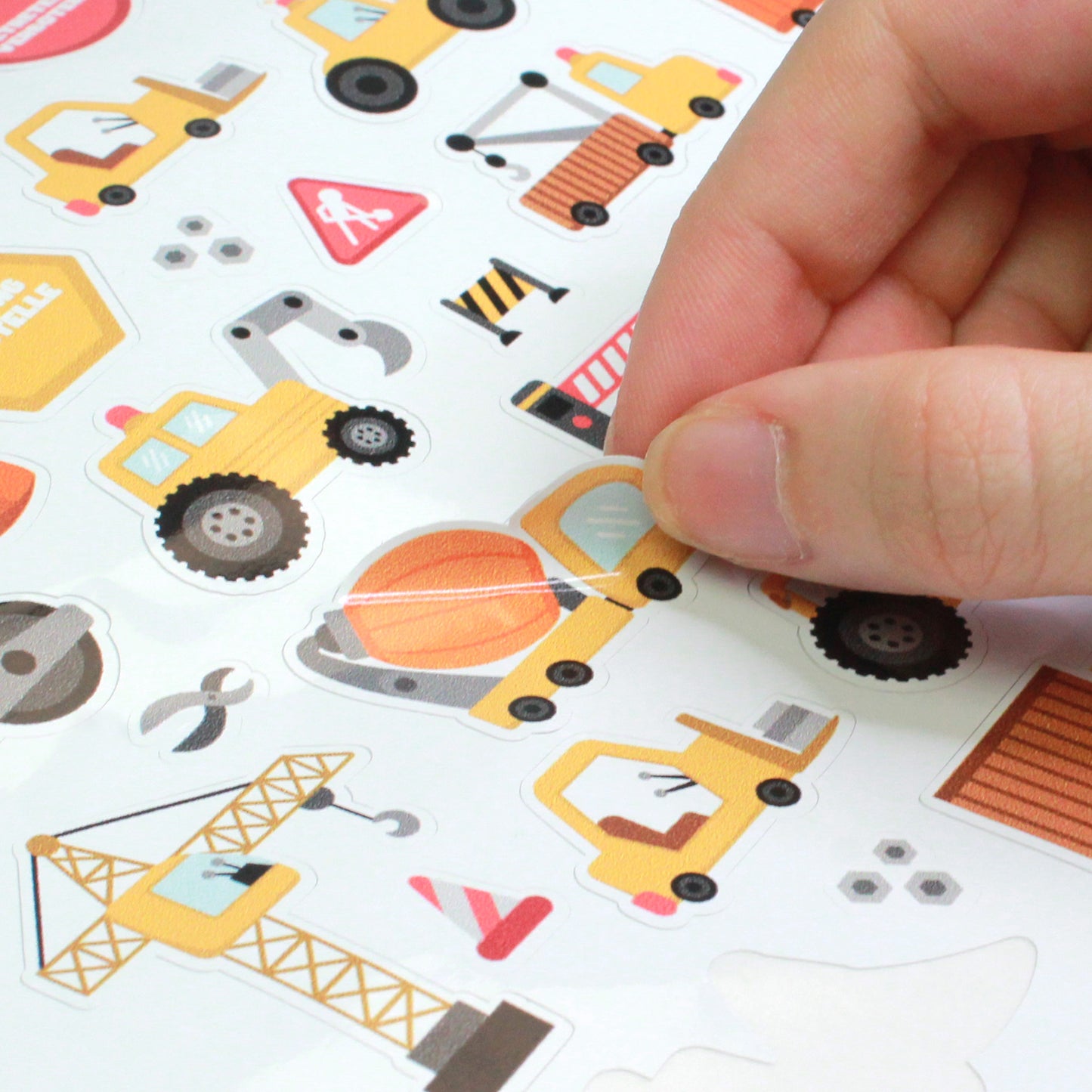 Sticker des Stickerbogens 