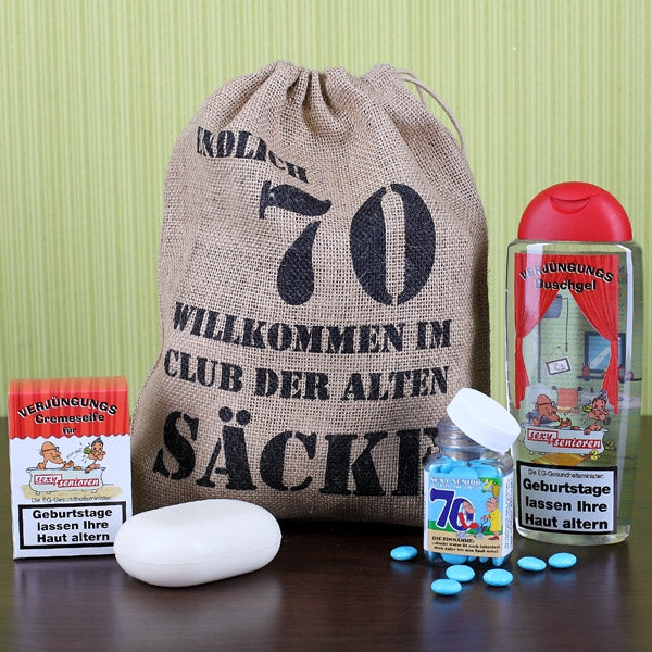 Geschenkset zum 70. Geburtstag