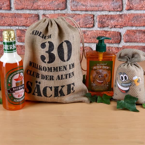 4-teiliges Set zum 30. Geburtstag