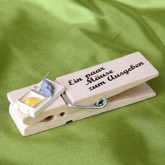 Geldklammer - Ein paar Mäuse zum Ausgeben