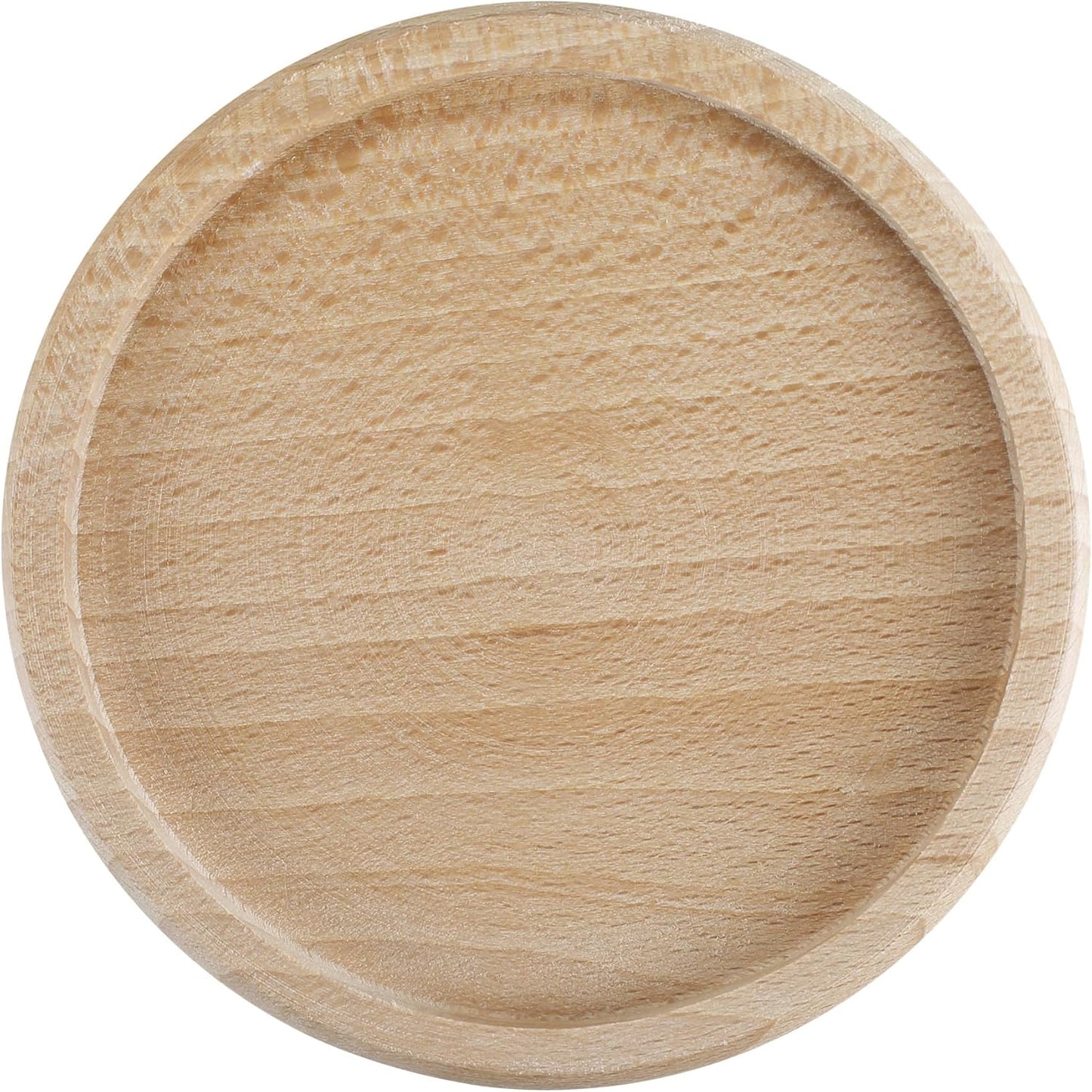 Kerzenteller aus Buchenholz in 2 Größen | Untersetzer für Kerzen