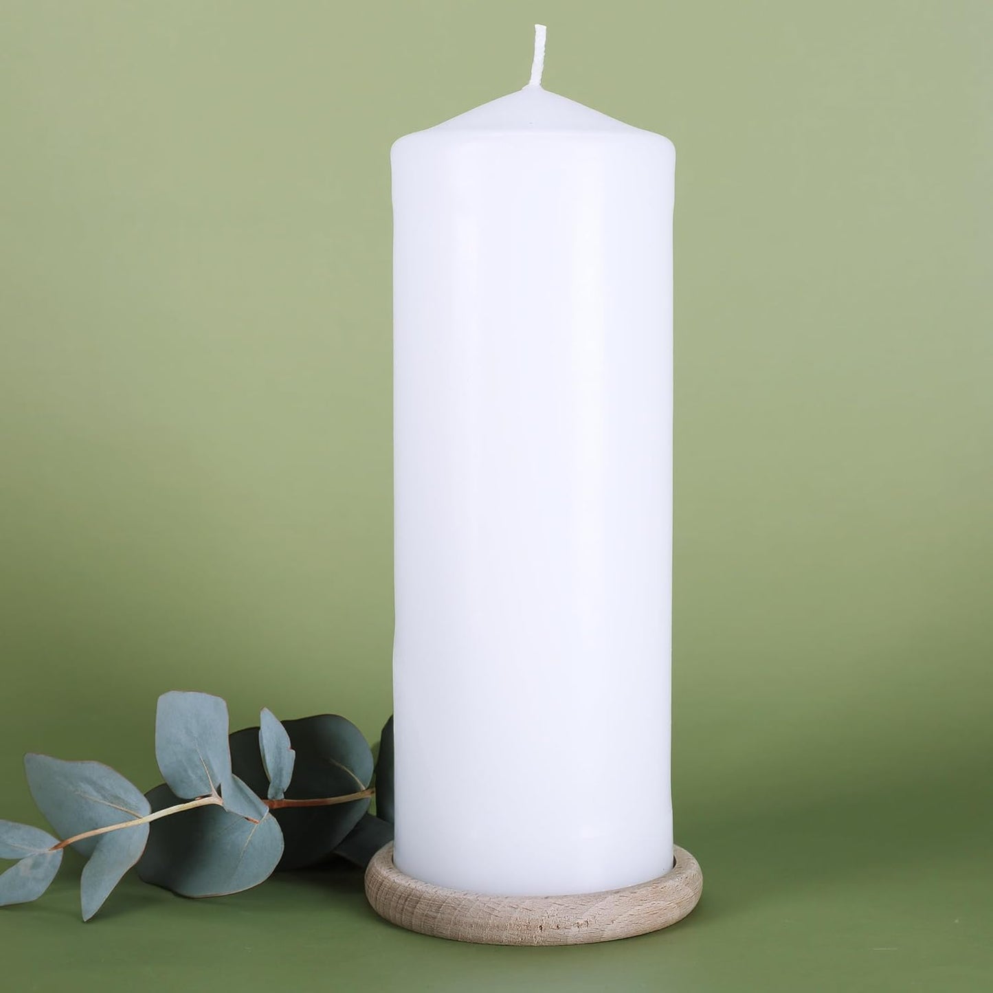 Kerzenteller aus Buchenholz in 2 Größen | Untersetzer für Kerzen