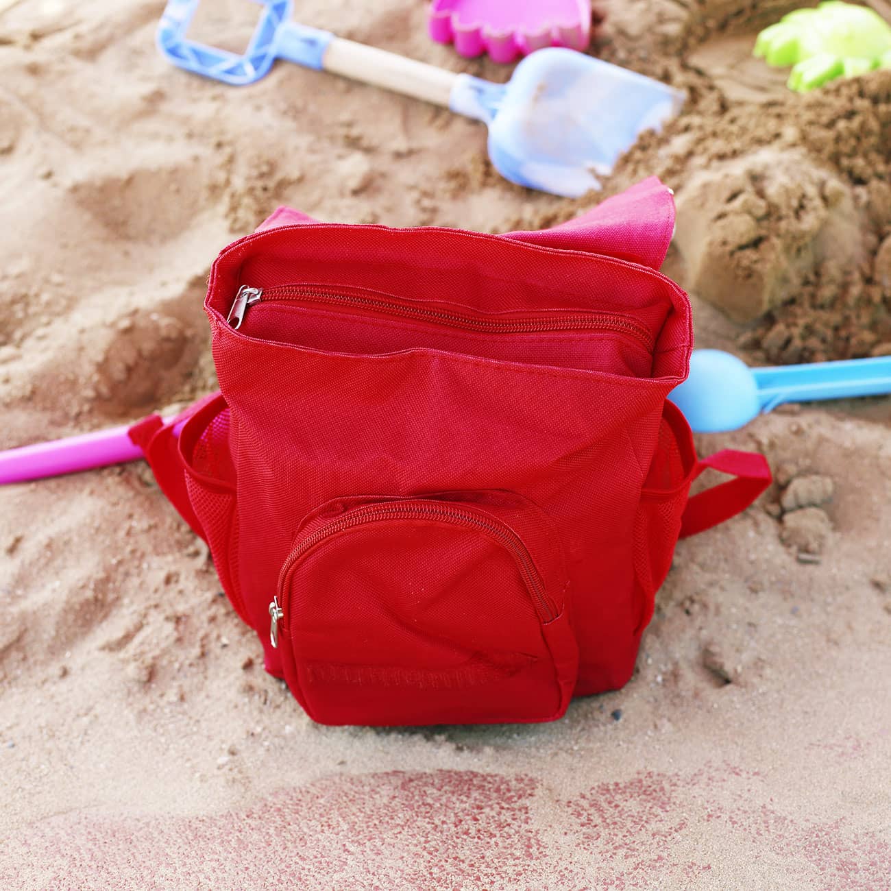 Kindergartenrucksack mit Prinzessin, Name oder Initialen