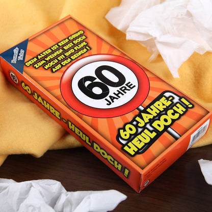 Kosmetiktücher zum 60. Geburtstag