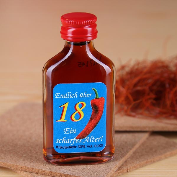 Likör zum 18. Geburtstag
