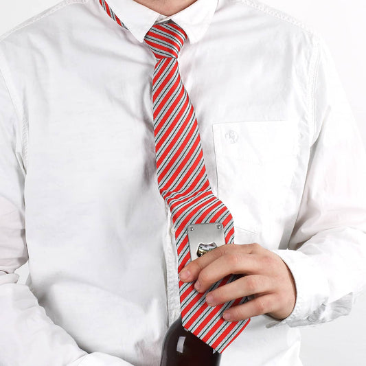 Krawatte mit Flaschenöffner