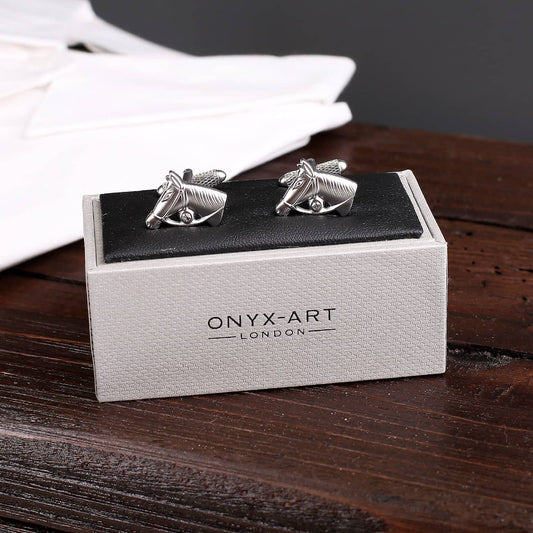 Manschettenknöpfe Pferdekopf 