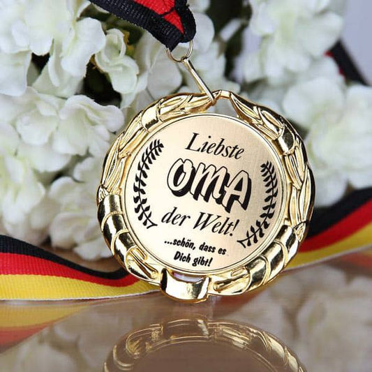 Medaille für die Oma