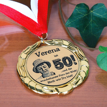 rot weißes Band zum Umhängen