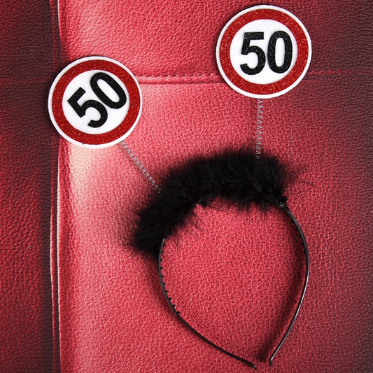 Haarschmuck zum 50. Geburtstag