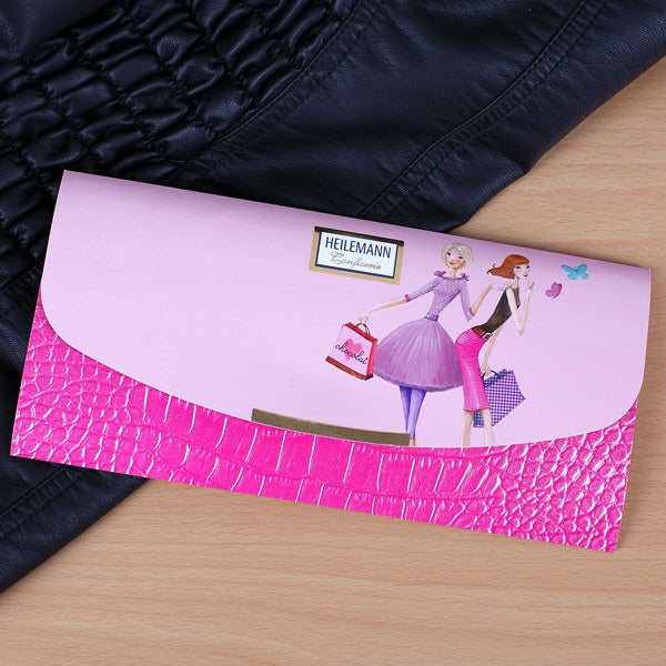 Clutch in pink und rosa