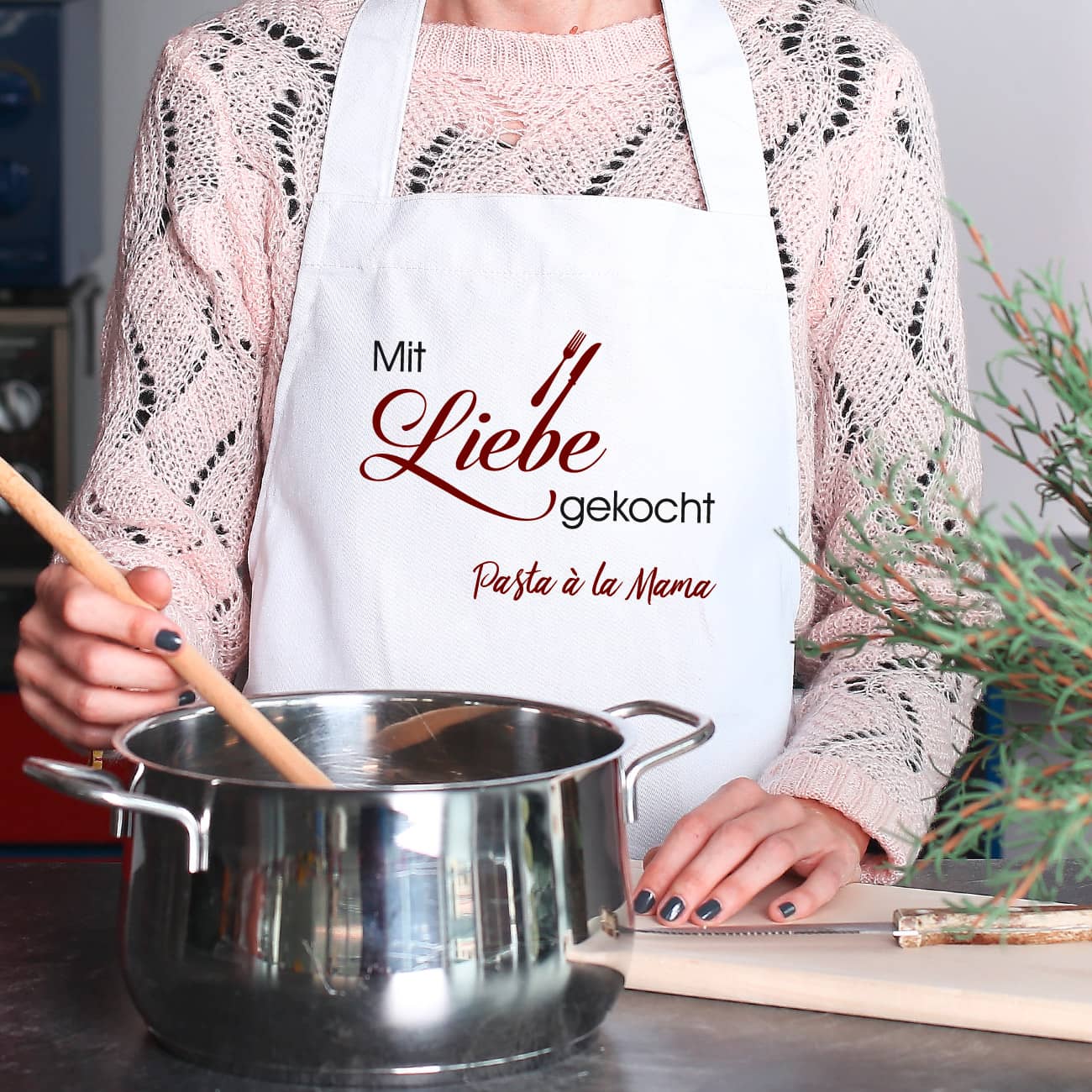 Schürze - mit Liebe gekocht 