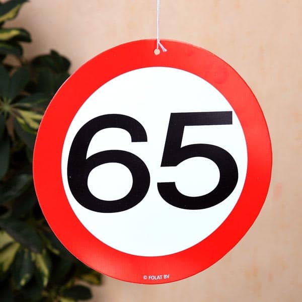 Pappschilder in Verkehrszeichen Optik