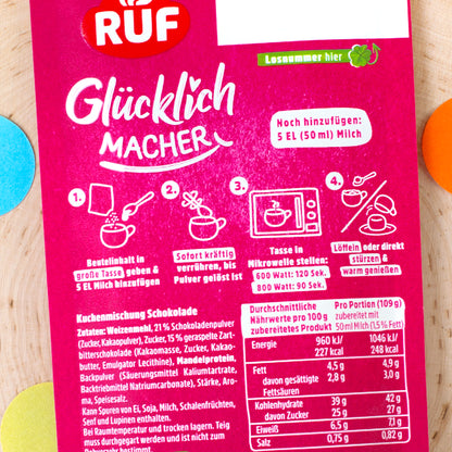 Tassenkuchen RUF Glücklichmacher | verschiedene Sorten