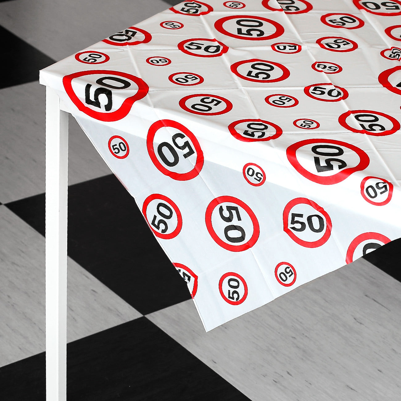 Tischdecke zum 50. Geburtstag