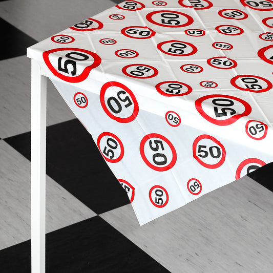 Tischdecke zum 50. Geburtstag