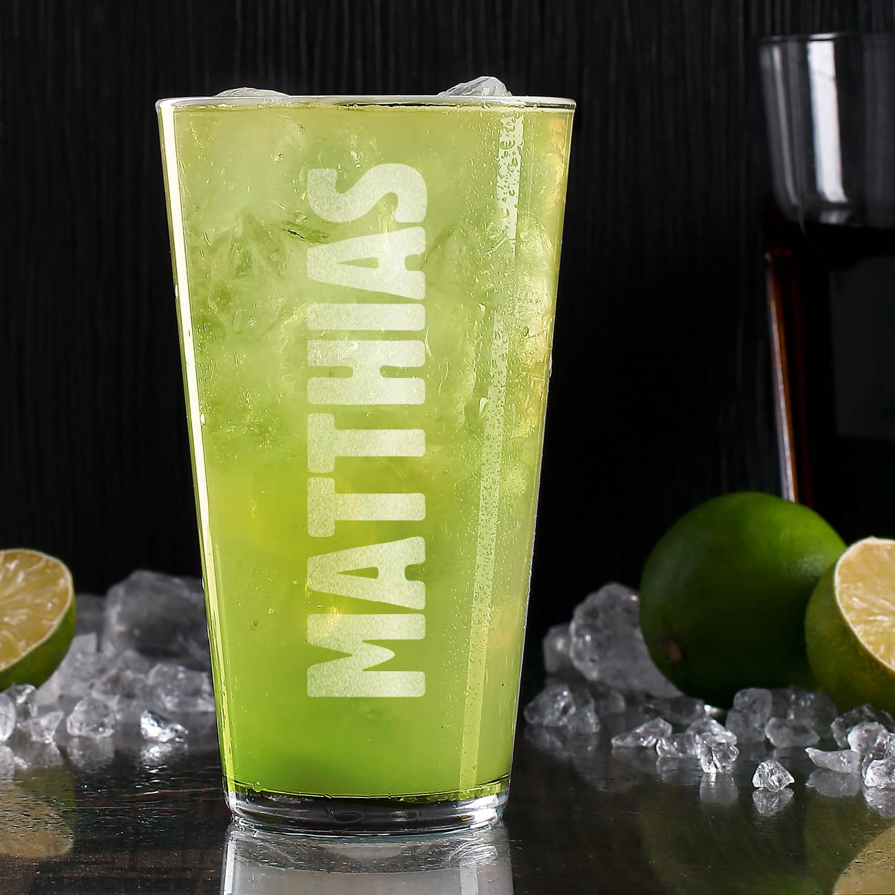 Trinkglas mit Namensgravur