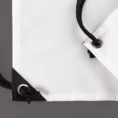 Detailansicht der verstärkten Ecke mit Kordelzug