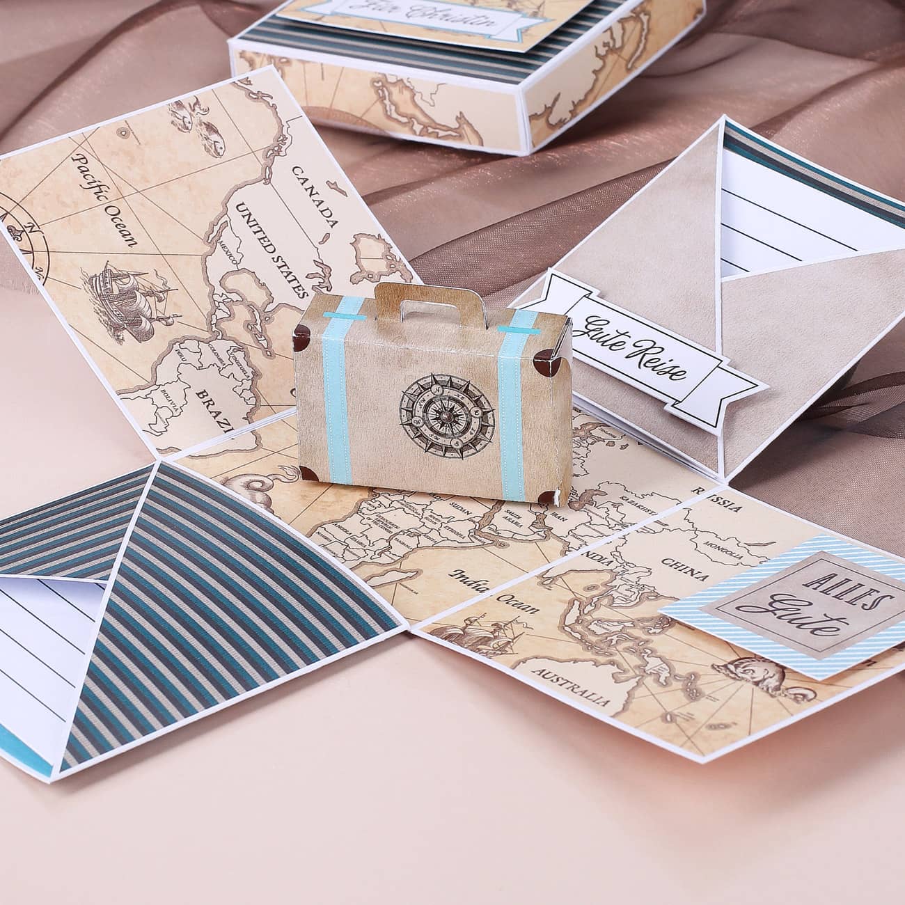 Reise - Überraschungsbox für Geldgeschenke