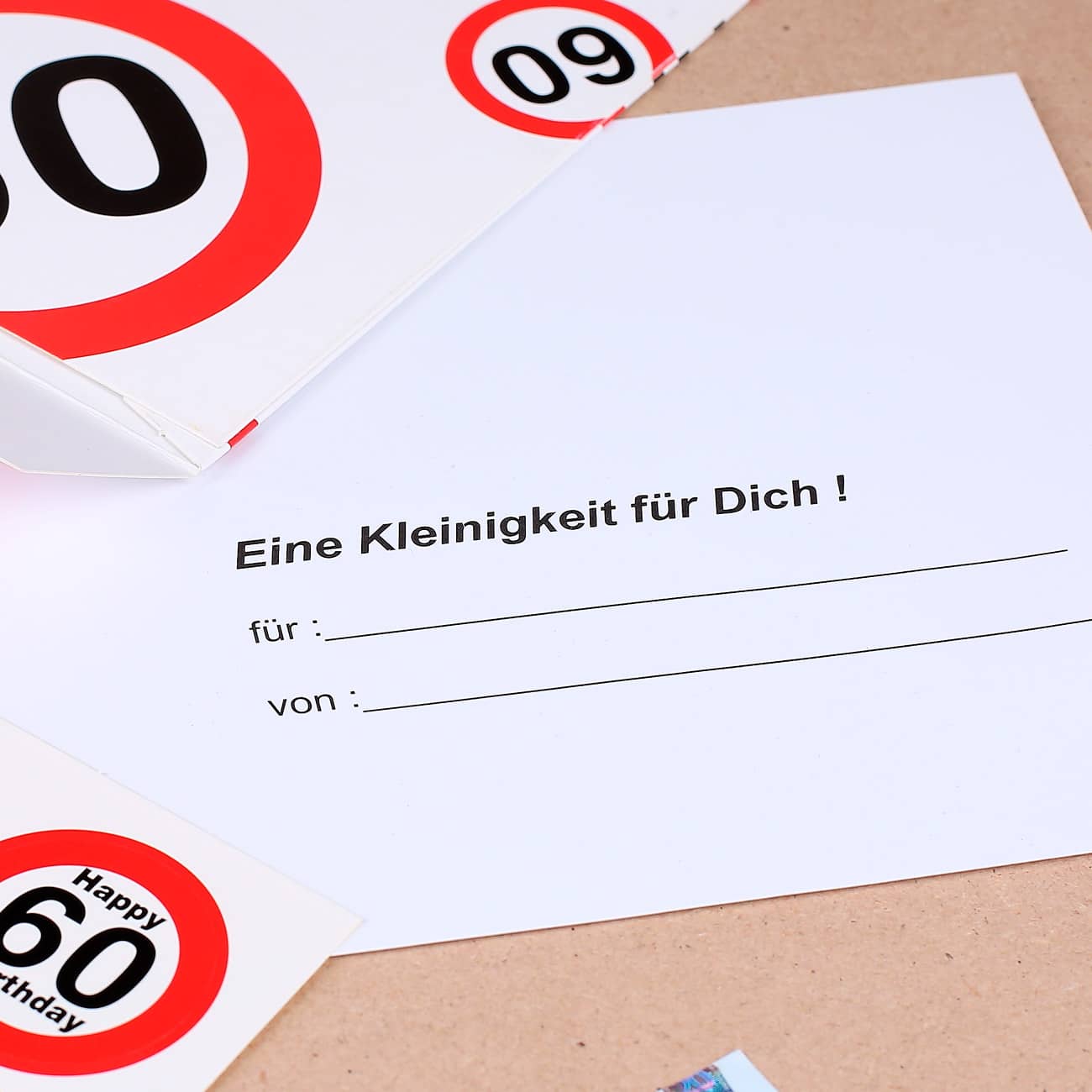 Geburtstagsumschlag zum 60.
