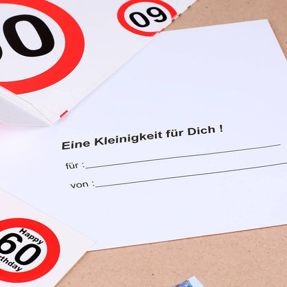 Geburtstagsumschlag zum 60.