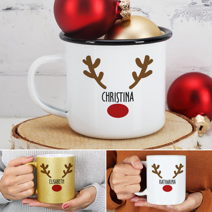 3 verschiedene Varianten an Weihnachtstassen