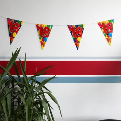 Wimpelkette zum 18. Geburtstag