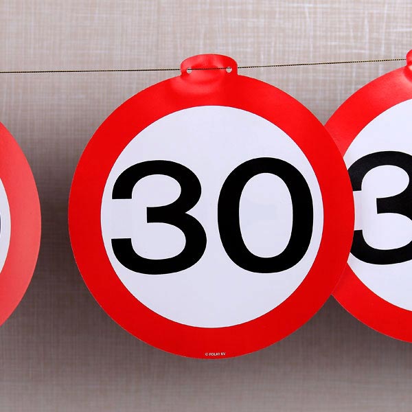 Girlande zum 30. Geburtstag