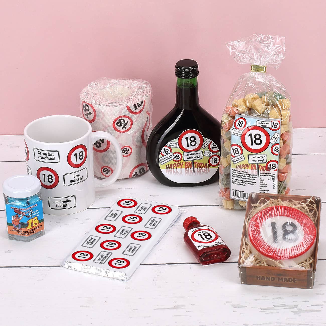 Witzige Produkte zum 18. Geburtstag
