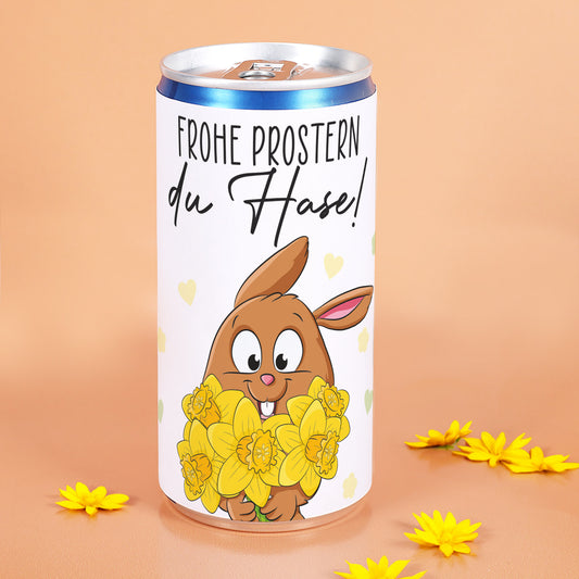 Secco zu Ostern 'Frohe Prostern, du Hase!' | Lustige Geschenkidee für Erwachsene 200 ml