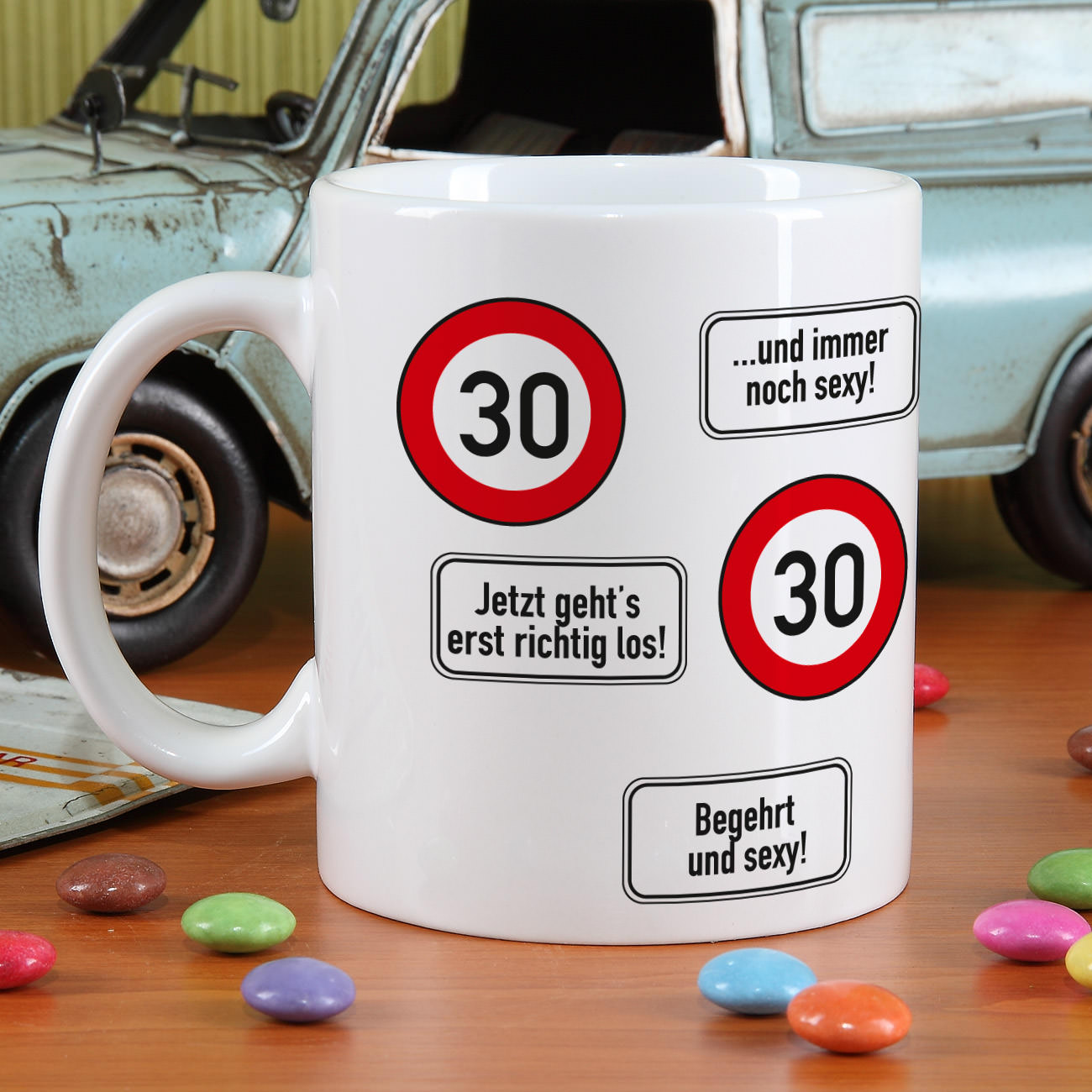 Kaffeetasse zum 30. Geburtstag