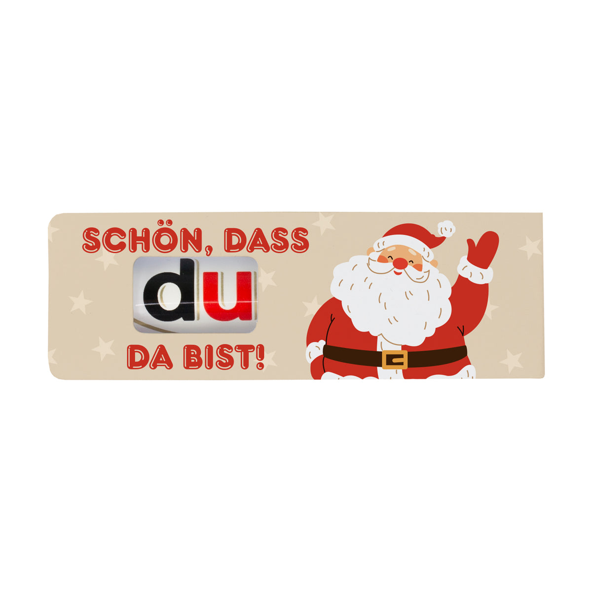 duplo Riegel 'Schön, dass du da bist!' | Gastgeschenk zu Weihnachten, Wichteln & Weihnachtsfeier