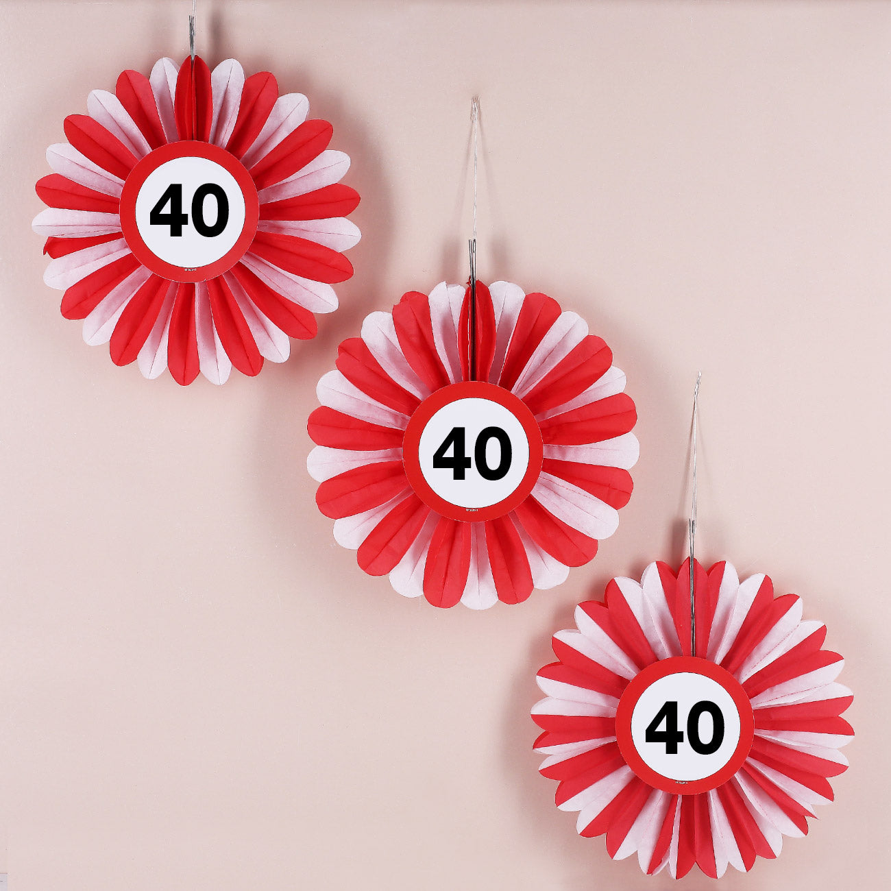 Verkehrsschild 40 - Papierwaben