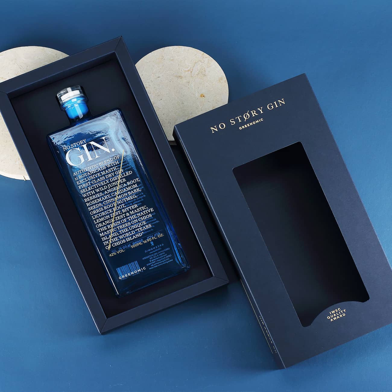 Verpackung & Gin Flasche